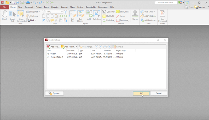 How to Easily Combine PDF Files X-Change