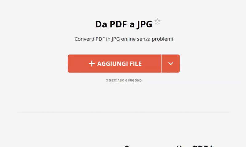 Come salvare un PDF in JPG