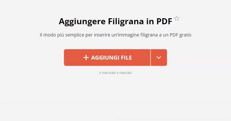 Come aggiungere filigrana a PDF senza Adobe Acrobat