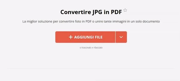 Come convertire JPG in PDF su Windows 10 online