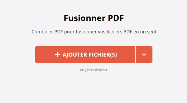 Guide sur la manière de fusionner deux fichiers PDF en ligne