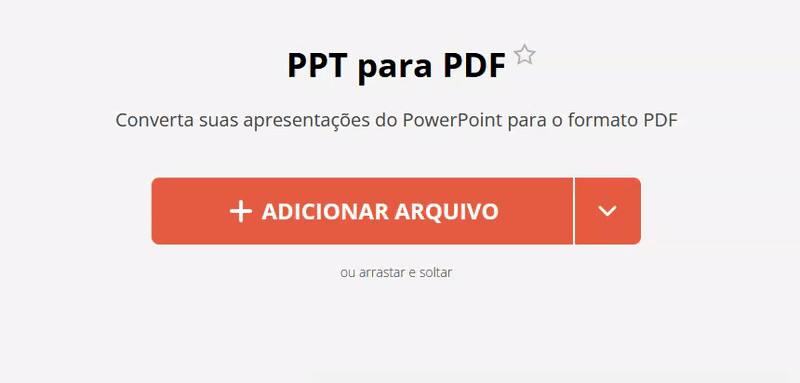Como converter PPT em PDF online