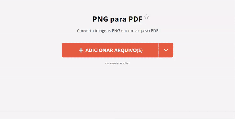 Como juntar arquivos PNG em um PDF