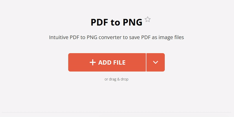 Convert PDF to PNG online