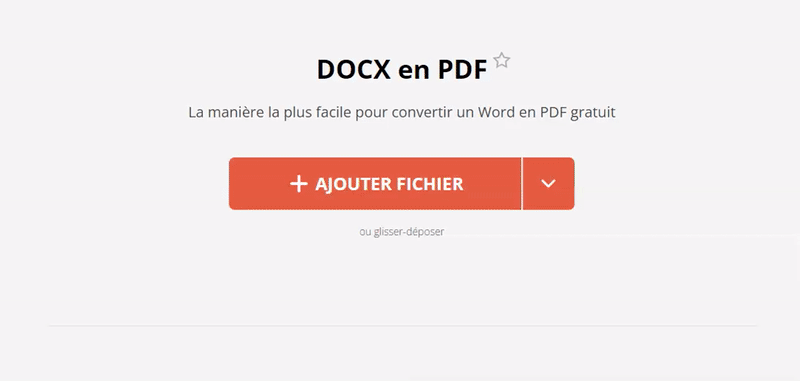 Convertisseur DOCX en PDF en ligne