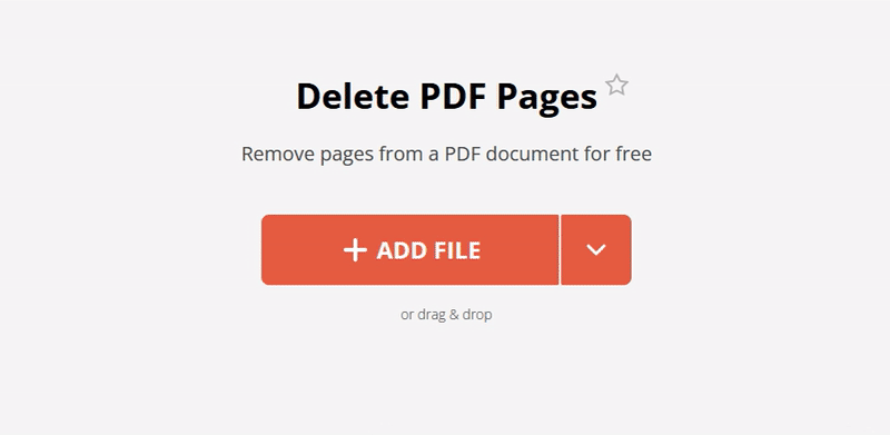 How to delete PDF pages online