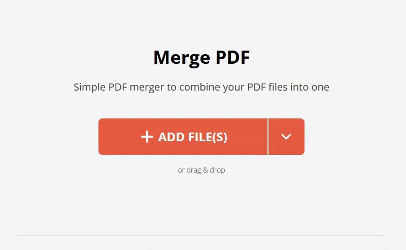 Combine PDF files without Acrobat