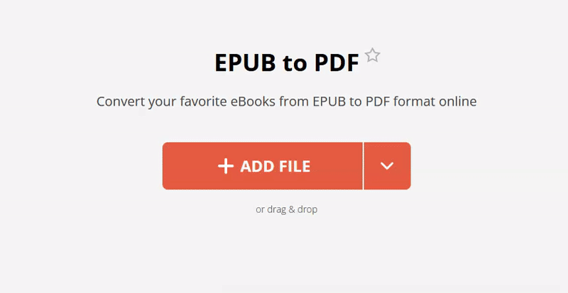Como converter eBook para PDF online