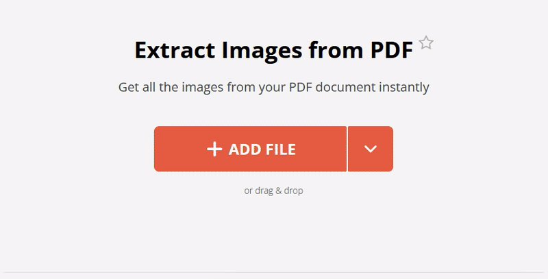 How to extract images from PDF file