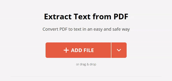 How to extract text from PDF online
