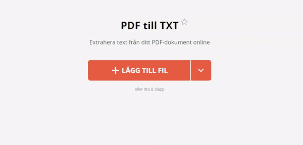 Hur man extraherar text från PDF online
