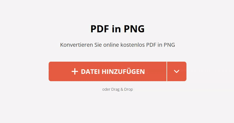 PDF in PNG online konvertieren