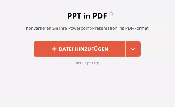 Wie konvertiert man PPT online in PDF