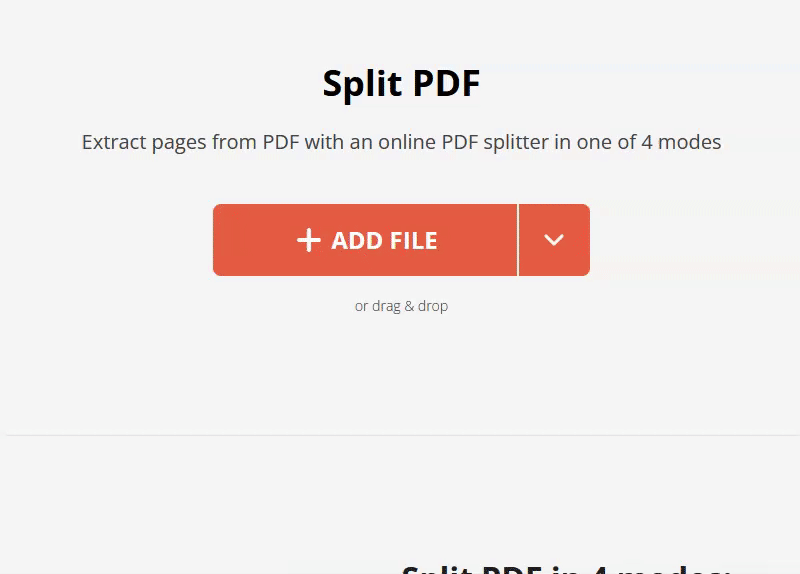 Split PDF Online - Extract Pages from PDF