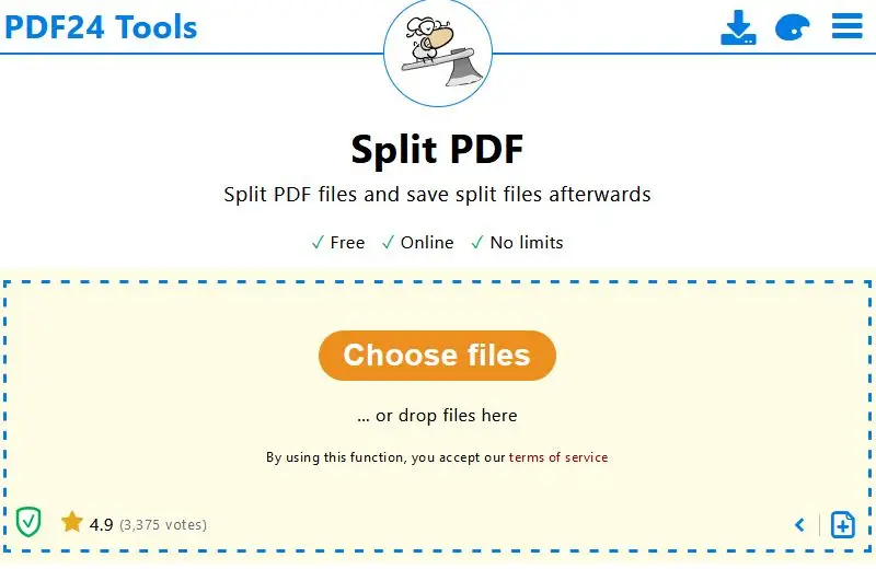 PDF24-Tools PDF online teilen