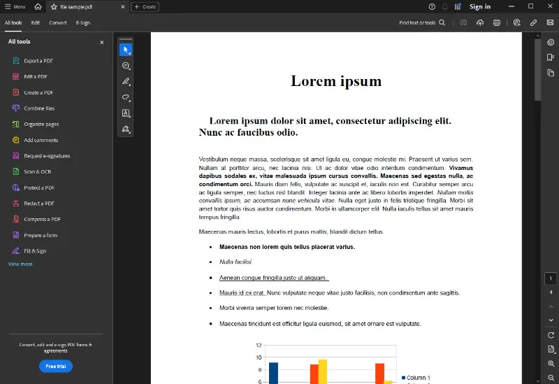 Edit scanned PDF in Acrobat