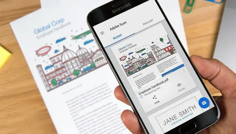 Adobe Scan app