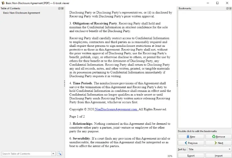 Create bookmarks in PDF with Calibre
