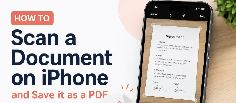 How to Scan a Document on iPhone