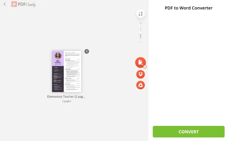 How to convert PDF to Google Doc in a browser