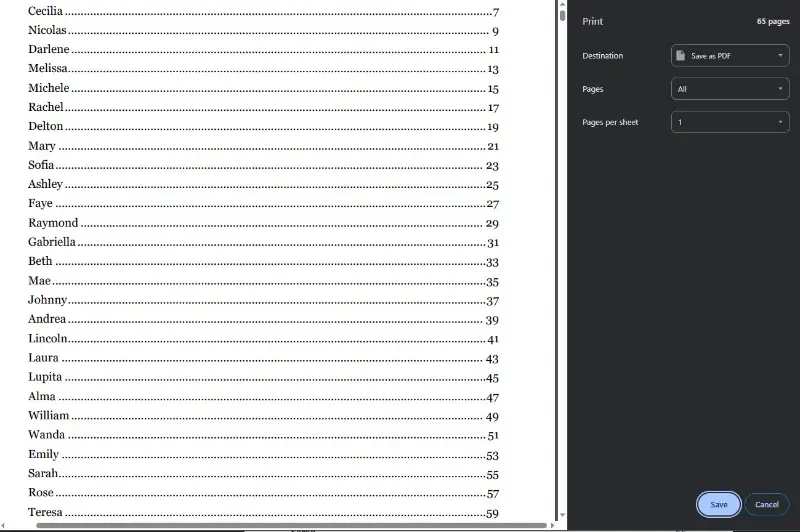 Remove password from PDF in browser with the Print to PDF feature