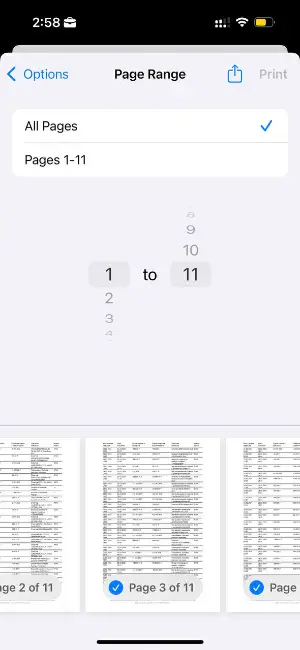 Split PDF on iOS