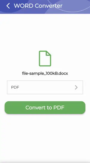 Convert DOC to PDF on iPhone with an app