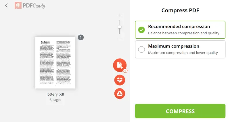 How to share a large PDF file