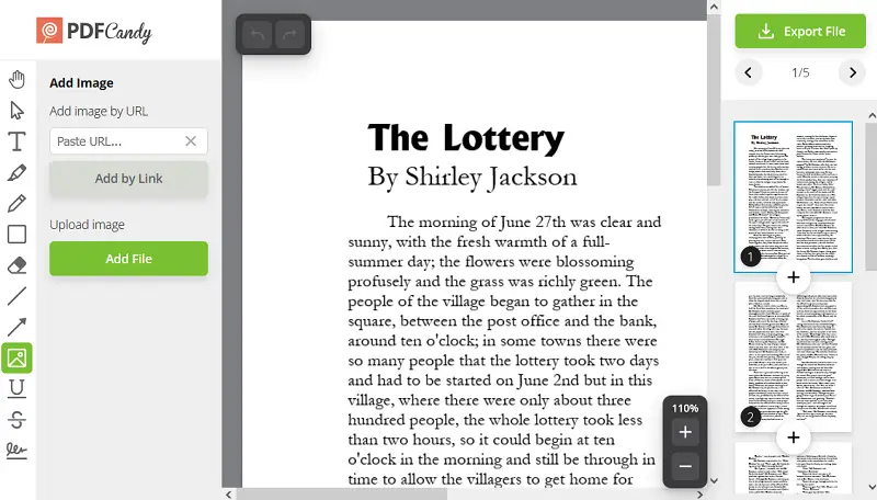 Insert image to interactive PDF Insert image to interactive PDF