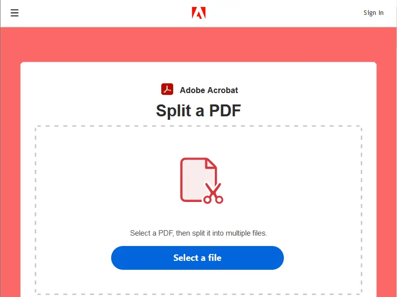 How to split a one page PDF into multiple pages using Adobe Acrobat Pro DC