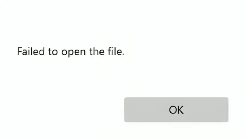 Corrupted PDF file error message
