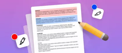 Wie kann man eine PDF-Datei markieren?
