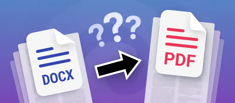 Wie kann man DOCX in PDF umwandeln?
