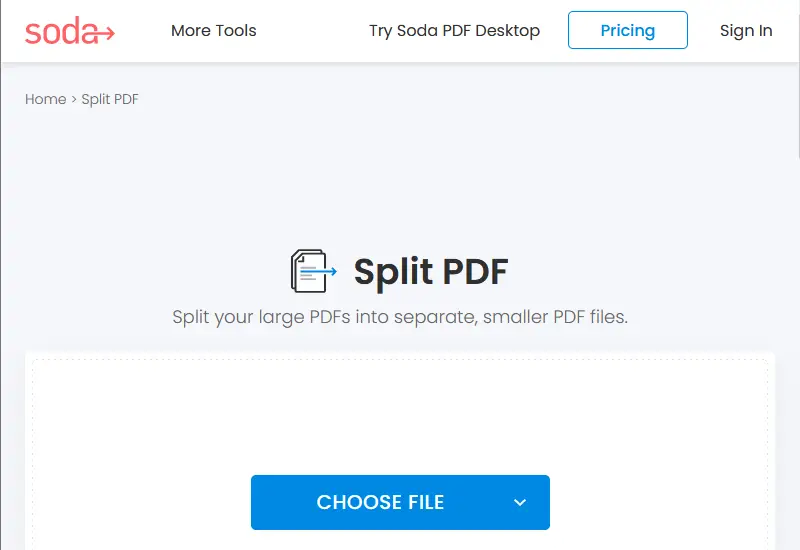 Split PDF - quick, online, free - PDF24 Tools