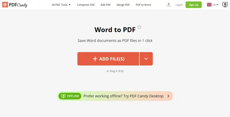 How to change DOCX to PDF online