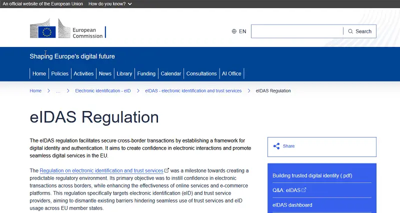 eIDAS Regulation