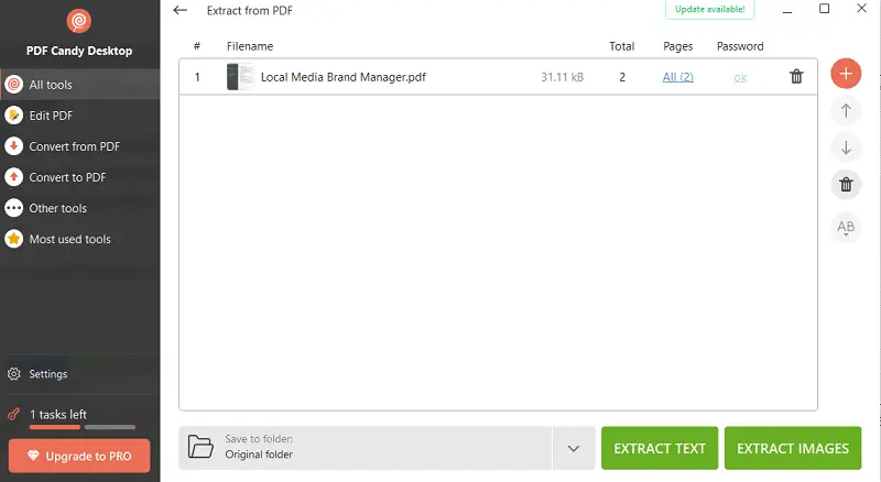 How to extract text from PDF offline