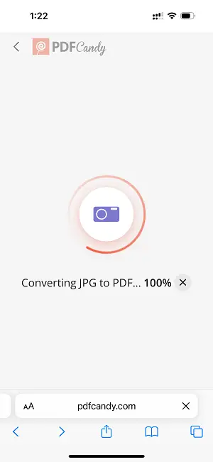 How to convert photo to PDF on iPhone with PDF Candy