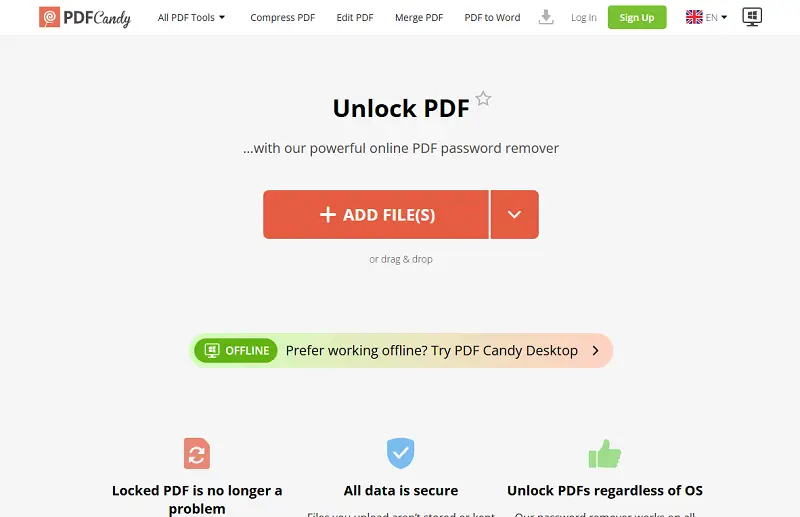 How to unlock PDF online for free