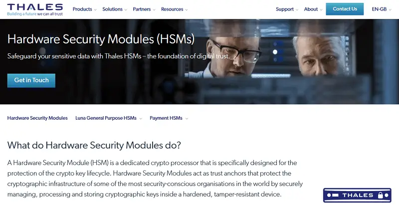 HSMs website