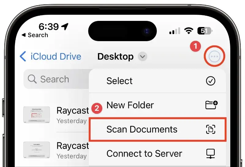 Scanning a PDF document on iPhone using Files app How to scan a PDF on iPhone using Files