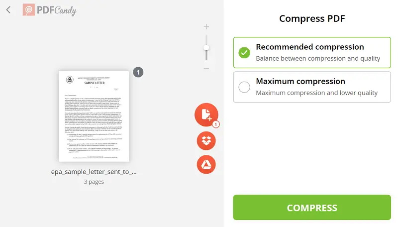 Online PDF compressor Online PDF compressor