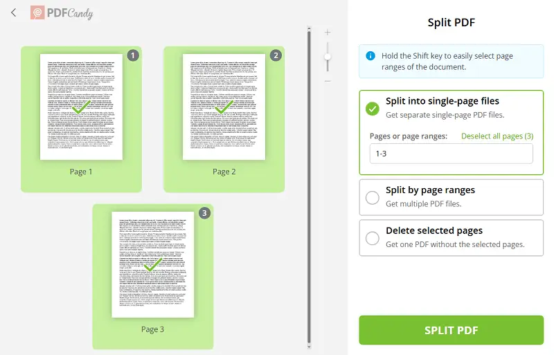 How to use free online PDF splitter