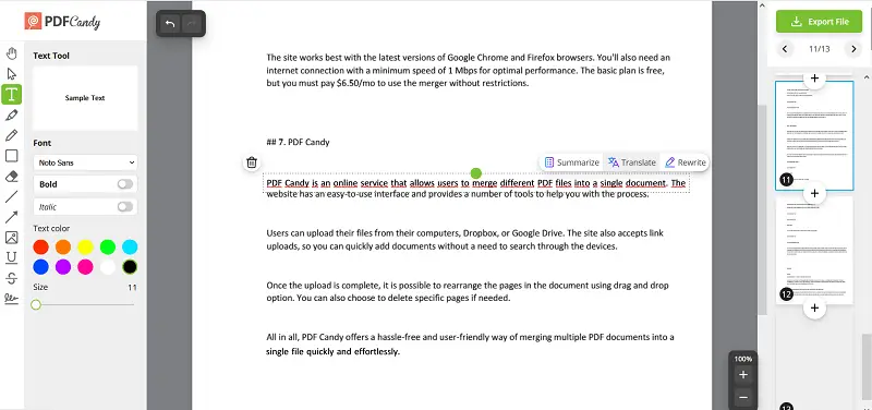 Translate PDF with AI online on PDF Candy website Translate PDF with AI online on PDF Candy website