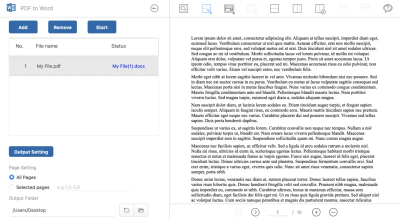 PDF to Word converter for macOS - Clever PDF