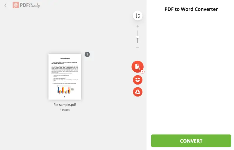 Best free PDF to Word online converter - PDF Candy