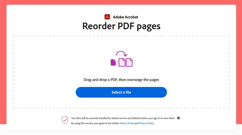 Adobe Acrobat website