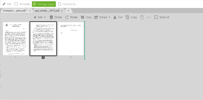 Rearranging pages in PDF