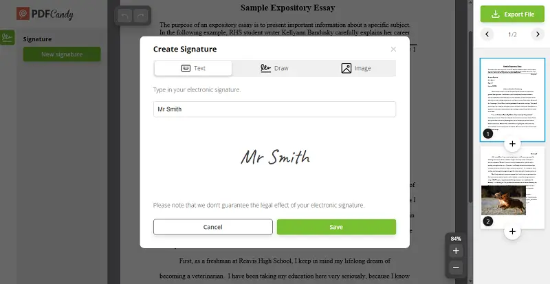 PDF legal document management signature PDF legal document management signature