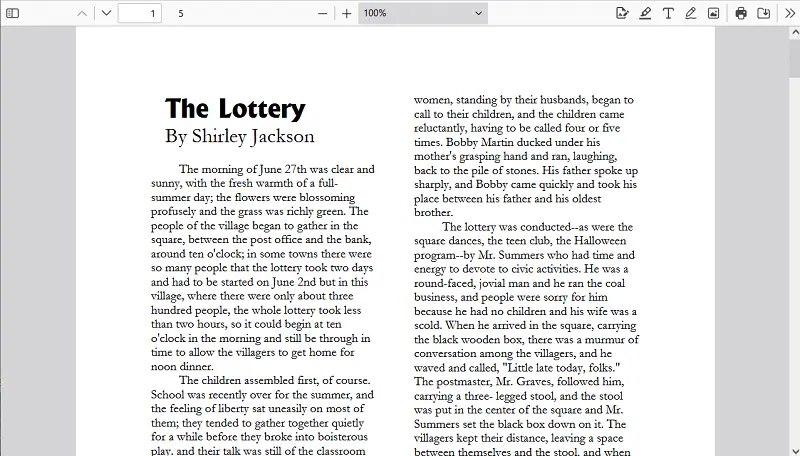 Open PDF in browser